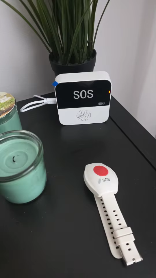 Senior Safe base on the bedside table